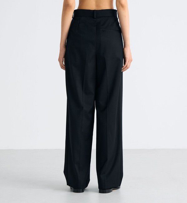 Edition「Super160's ウールツイル 2タックワイドスラックス」|スラックス|