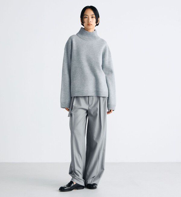 Edition「フェルテッドウール タートルネックニット」|ニット・セーター|