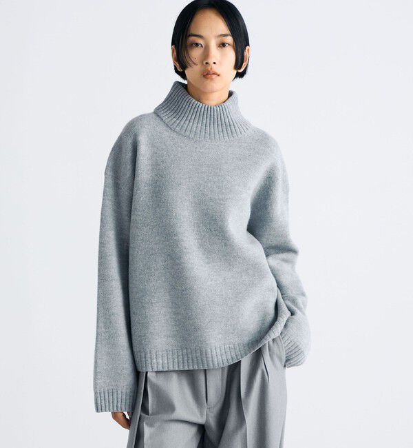 Edition「フェルテッドウール タートルネックニット」|ニット・セーター|