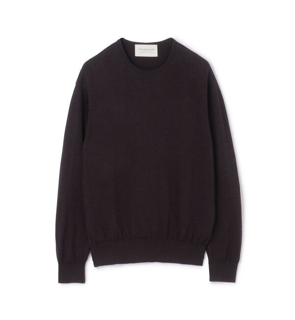 TOMORROWLAND MENS「TOMORROWLAND tricot  シルク クルーネックプルオーバー 」|ニット・セーター|17 チャコールグレー