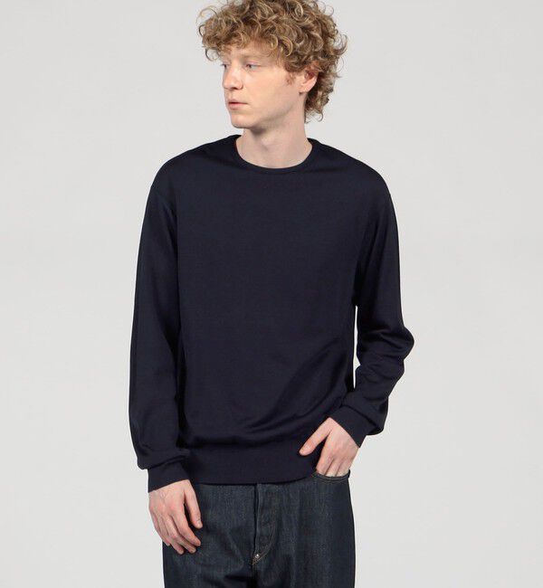 TOMORROWLAND MENS「TOMORROWLAND tricot  シルク クルーネックプルオーバー 」|ニット・セーター|