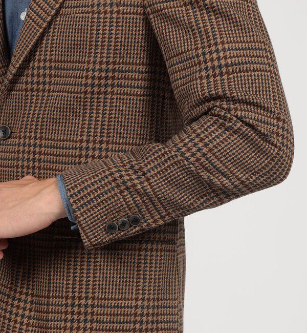 TOMORROWLAND MENS「ウールコットン シングルブレステッド3Bジャケット SONDRIO」|テーラードジャケット|