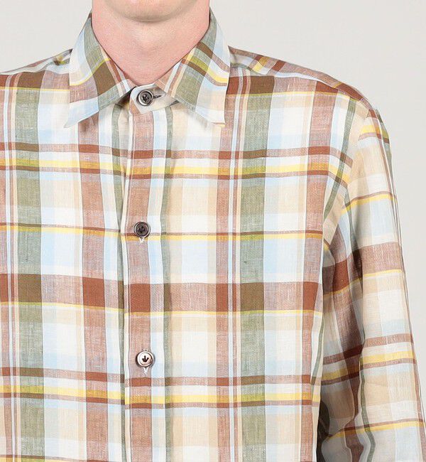 TOMORROWLAND BUYING WEAR「ERRICO FORMICOLA リネン オーバーシャツ」|シャツ・ブラウス|