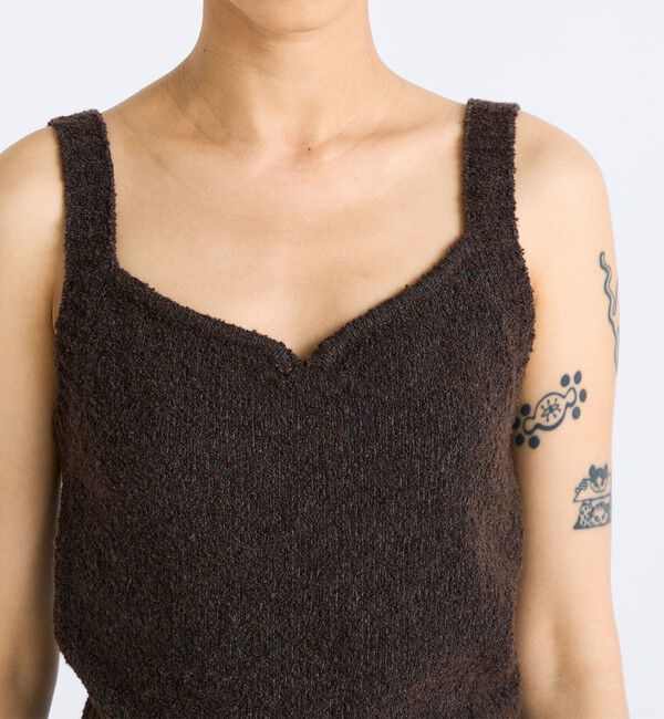 Edition「ウールブークレー ニット キャミソール」|ニット・セーター|