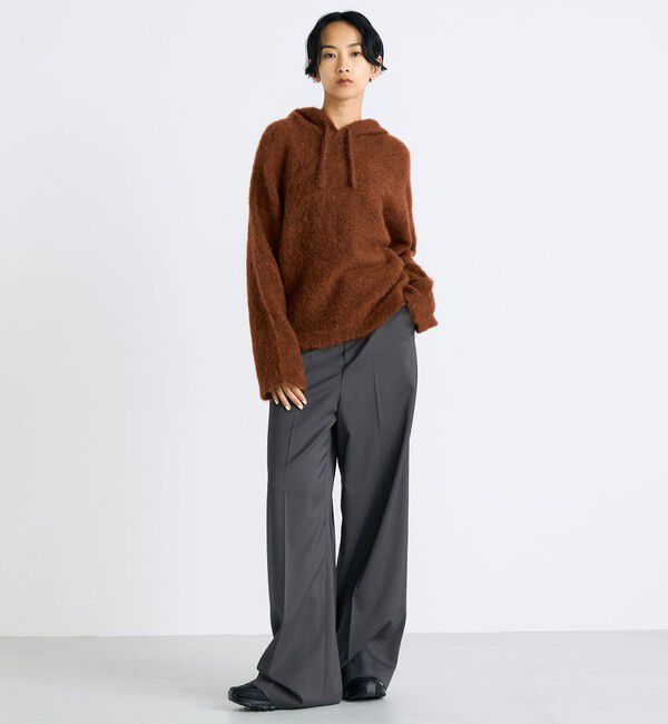 Edition「アルパカシャギー フーディートップス」|ニット・セーター|