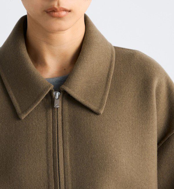 Edition「ウールカシミヤ ダブルフェイス ジップブルゾン」|その他|