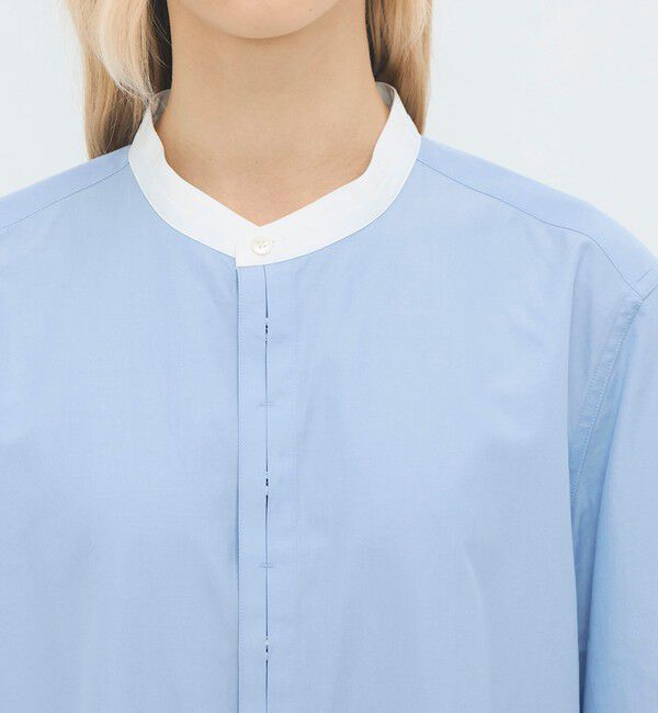 CABaN「シャトルポプリン クレリックシャツ」|シャツ・ブラウス|