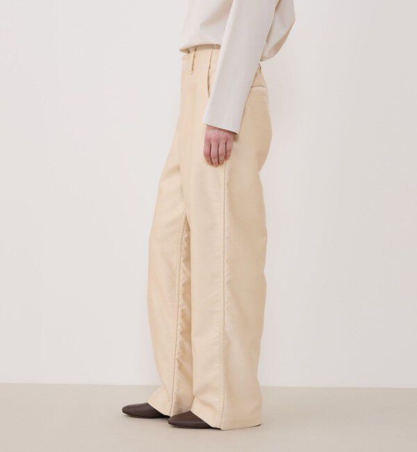 GALERIE VIE「シーアイランドコットンモールスキン ワイドストレートパンツ」|その他|