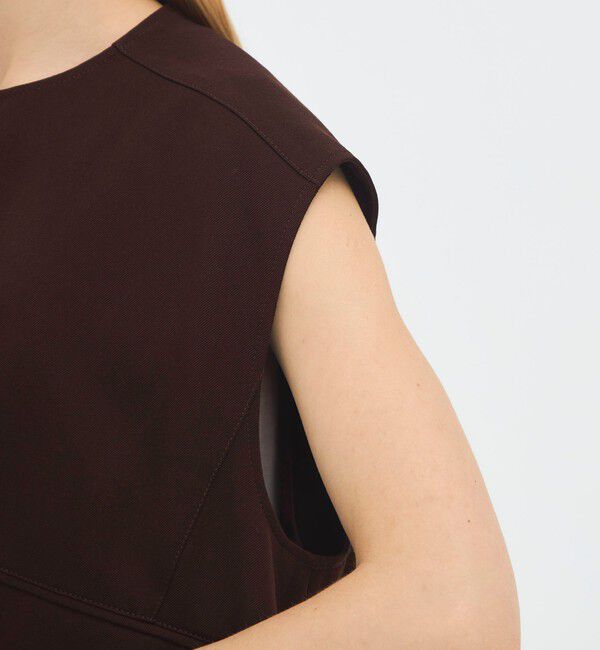 CABaN「ウールギャバジン バルーンジレ」|ベスト・ジレ|