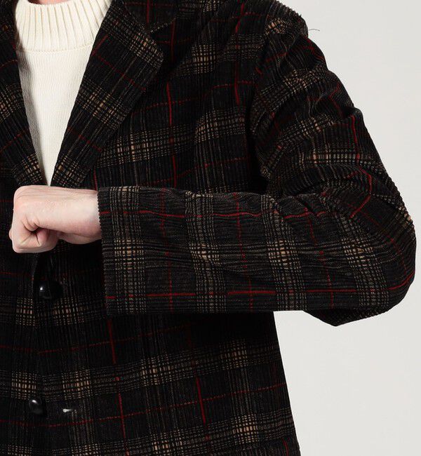 TOMORROWLAND MENS「【別注】Salbatore Piccolo コットンコーデュロイプリント シングルブレステッド 2Bジャケット」|テーラードジャケット|