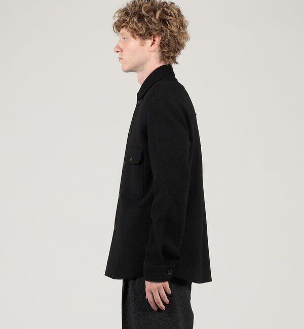 TOMORROWLAND MENS「ボイルドウール シャツブルゾン MANTECO」|ブルゾン・スタジャン|