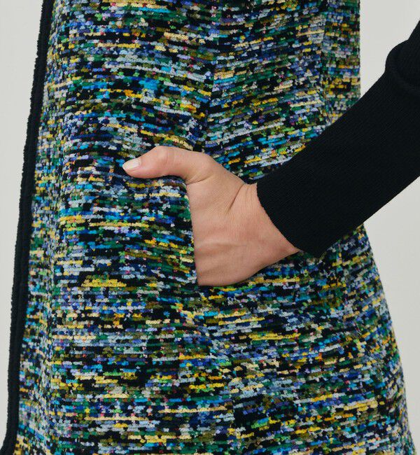 DES PRES「モザイクモール  クルーネックジレ」|ベスト・ジレ|