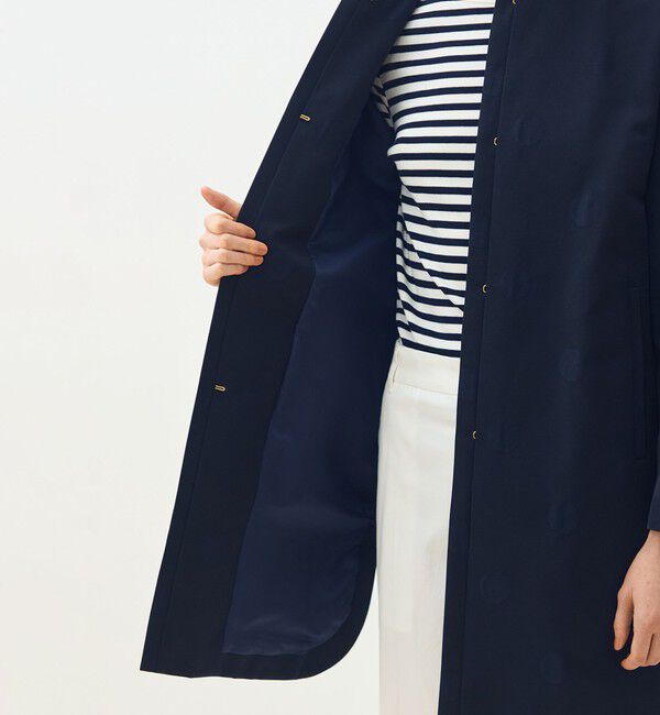 TOMORROWLAND collection「グログランドット ノーカラーコート」|ノーカラーコート|