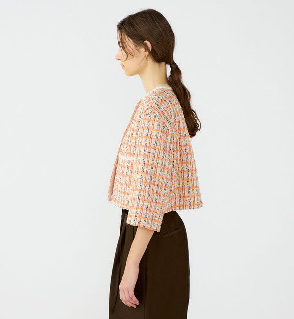 Ballsey「Orangette ショートジャケット」|ノーカラージャケット|