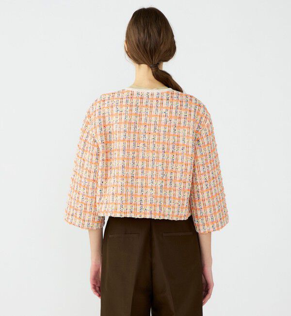 Ballsey「Orangette ショートジャケット」|ノーカラージャケット|