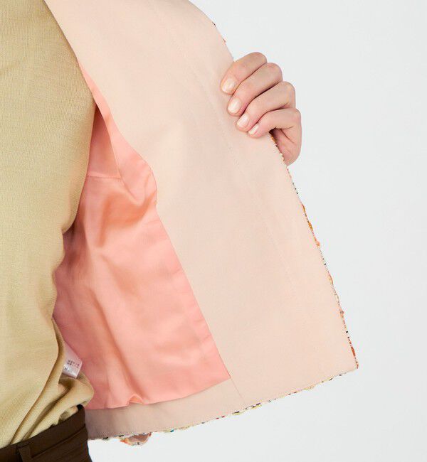 Ballsey「Orangette ショートジャケット」|ノーカラージャケット|