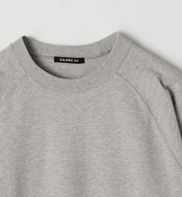 GALERIE VIE「クレープコットンジャージー ラグランスリーブプルオーバー」|スウェット・ジャージ|
