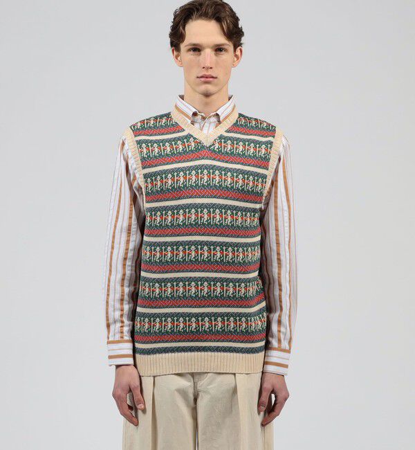 TOMORROWLAND BUYING WEAR「【別注】Raffa Molina コットン ニットベスト」|ニット・セーター|