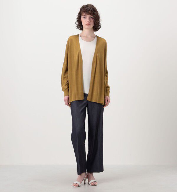 Ballsey「エヴァーシルク ワイドカーディガン」|カーディガン|