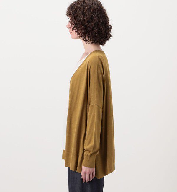 Ballsey「エヴァーシルク ワイドカーディガン」|カーディガン|