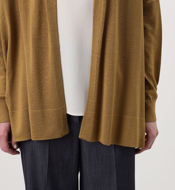 Ballsey「エヴァーシルク ワイドカーディガン」|カーディガン|