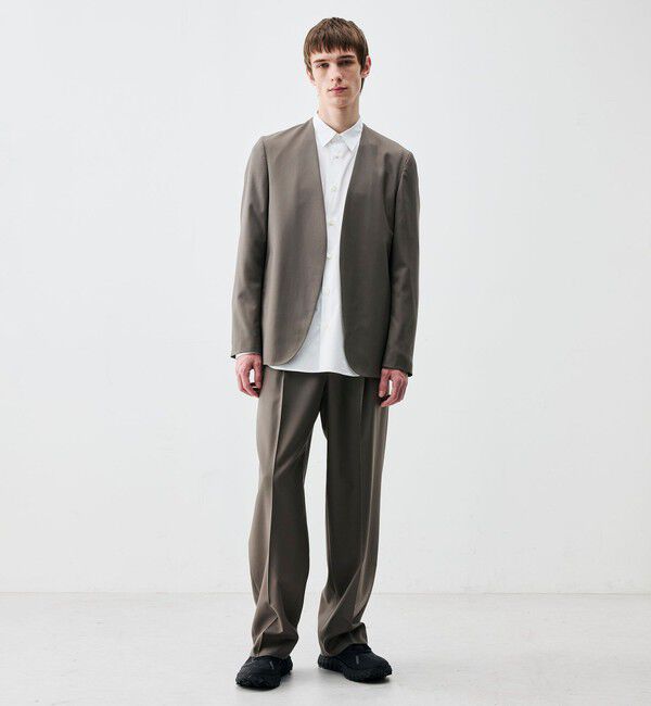 Edition「Super120's ウォッシャブルウール スラックス」|スラックス|