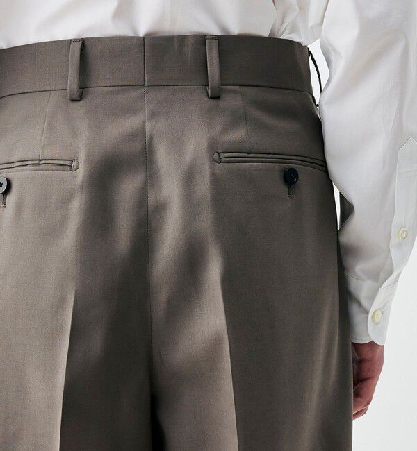 Edition「Super120's ウォッシャブルウール スラックス」|スラックス|