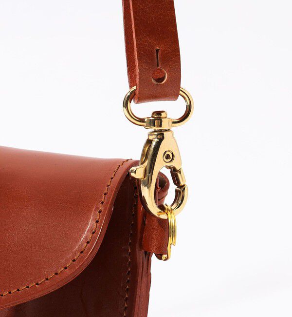 TOMORROWLAND GOODS「【別注】GLENROYAL MEDIUM PURSE WITH STRAP ブライドルレザー ショルダーミニバッグ」|ショルダー・メッセンジャー|