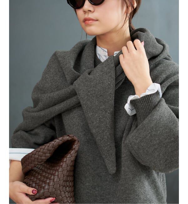 Plage「《追加》R&rsquo;IAM ストールプルオーバー」|ニット・セーター|