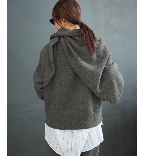 Plage「《追加》R&rsquo;IAM ストールプルオーバー」|ニット・セーター|