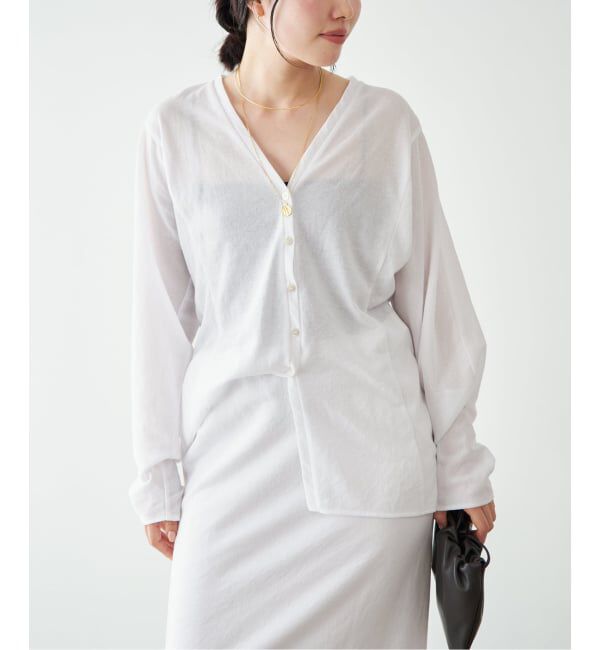 Plage「Sheer urake カーディガン」|カーディガン|