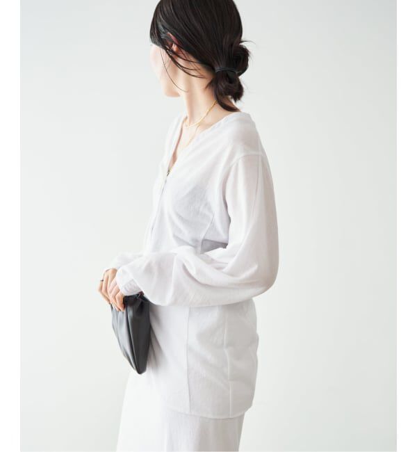 Plage「Sheer urake カーディガン」|カーディガン|