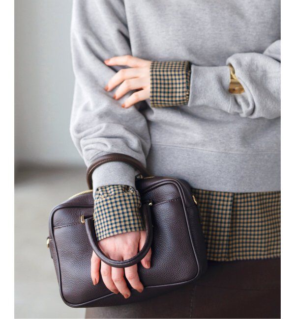 IENA「《追加2》コットン 裏毛クロップドプルオーバー」|スウェット・ジャージ|