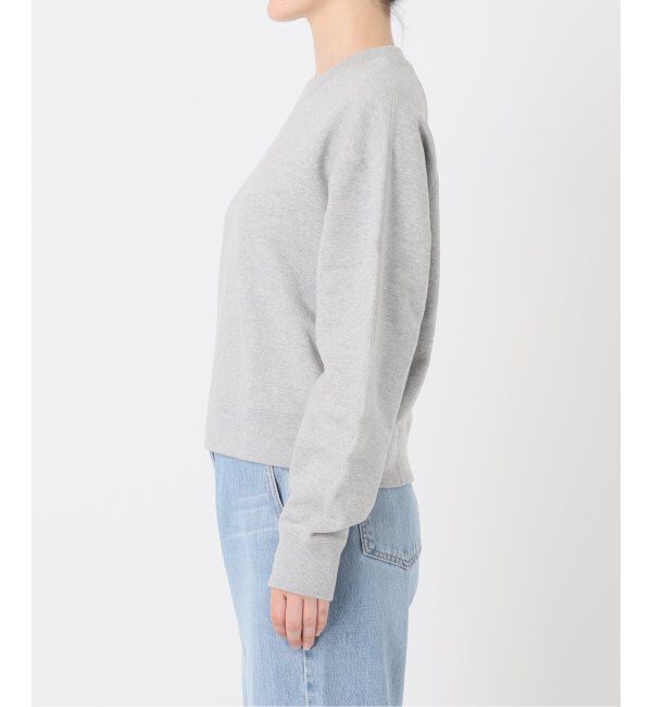 IENA「《追加2》コットン 裏毛クロップドプルオーバー」|スウェット・ジャージ|