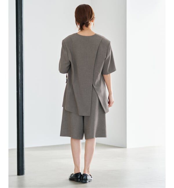 IENA「《セットアップ対応/予約》ウォッシャブル トロピカルハーフパンツ」|その他|