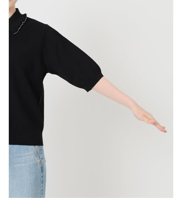 IENA「《追加3予約》フリルプルオーバー」|ニット・セーター|