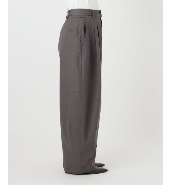 SLOBE IENA「《予約》ベルテッドカーブパンツ」|その他|