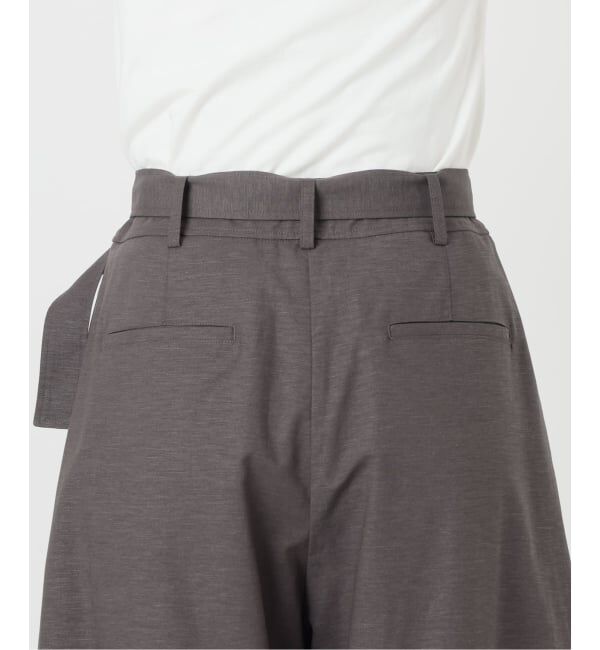 SLOBE IENA「《予約》ベルテッドカーブパンツ」|その他|