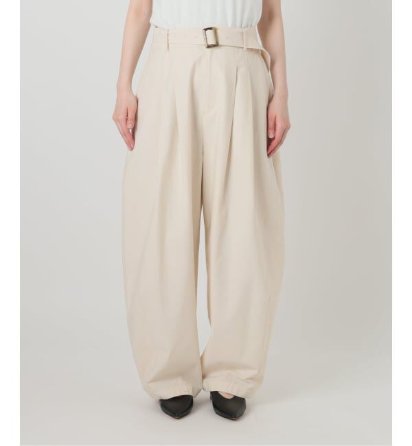 SLOBE IENA「《予約》ベルテッドカーブパンツ」|その他|