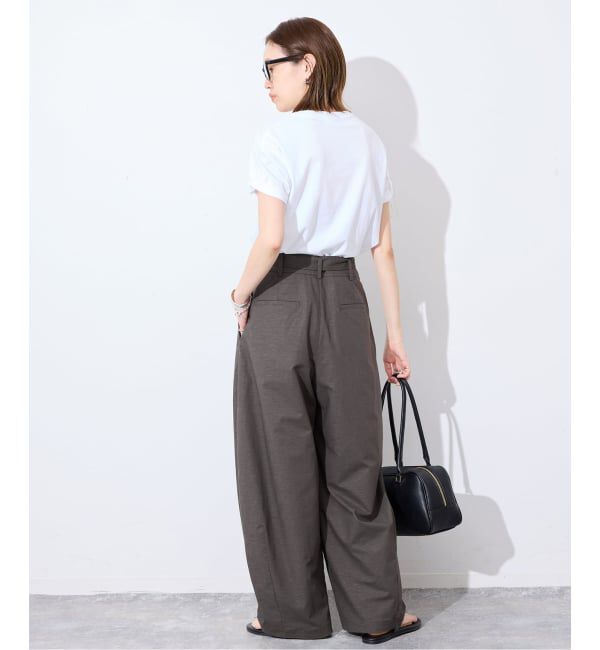 SLOBE IENA「《予約》ベルテッドカーブパンツ」|その他|