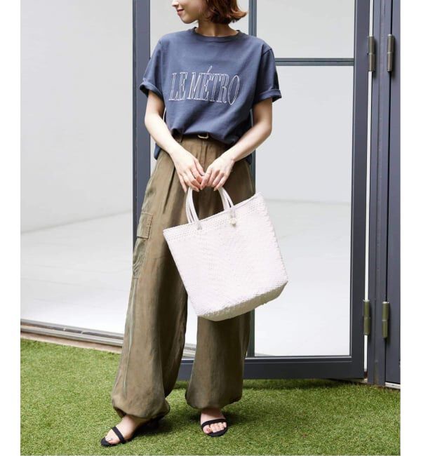 SLOBE IENA「《追加予約》LETRA/レトラ メルカドバッグ S SIZE」|トートバッグ|