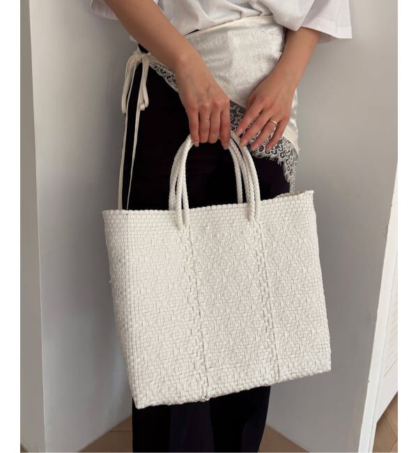 SLOBE IENA「《追加予約》LETRA/レトラ メルカドバッグ S SIZE」|トートバッグ|