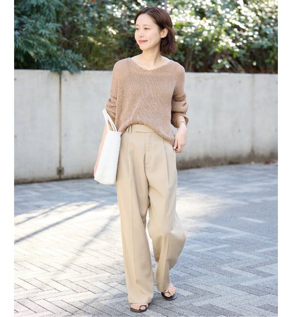 SLOBE IENA「《追加予約》LETRA/レトラ メルカドバッグ S SIZE」|トートバッグ|