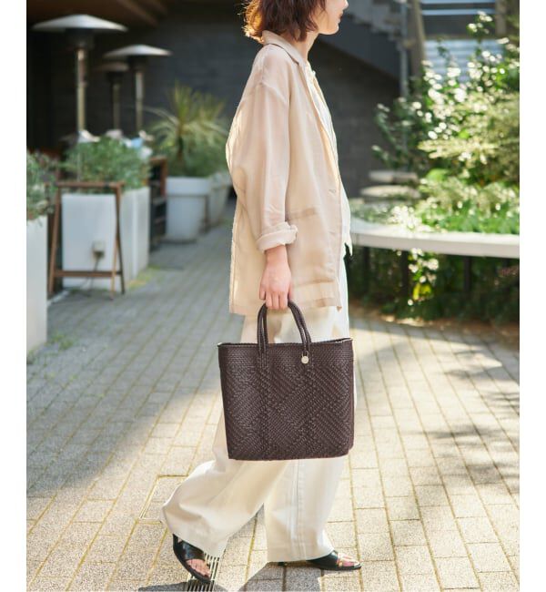 SLOBE IENA「《追加予約》LETRA/レトラ メルカドバッグ S SIZE」|トートバッグ|