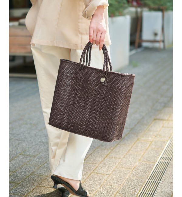 SLOBE IENA「《追加予約》LETRA/レトラ メルカドバッグ S SIZE」|トートバッグ|