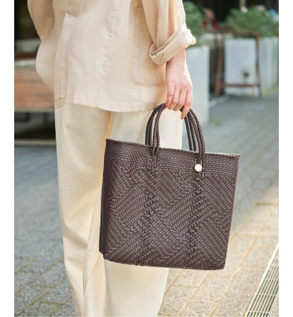 SLOBE IENA「《追加予約》LETRA/レトラ メルカドバッグ S SIZE」|トートバッグ|