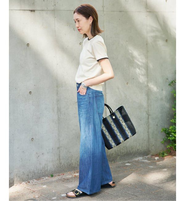 SLOBE IENA「《追加予約》LETRA/レトラ メルカドバッグ S SIZE」|トートバッグ|