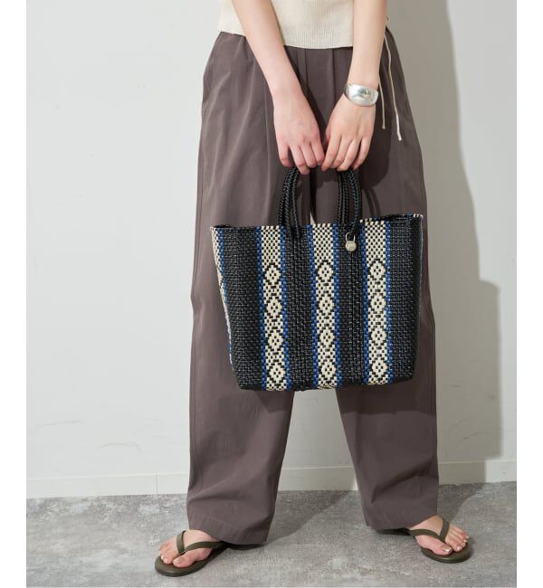 SLOBE IENA「《追加予約》LETRA/レトラ メルカドバッグ S SIZE」|トートバッグ|