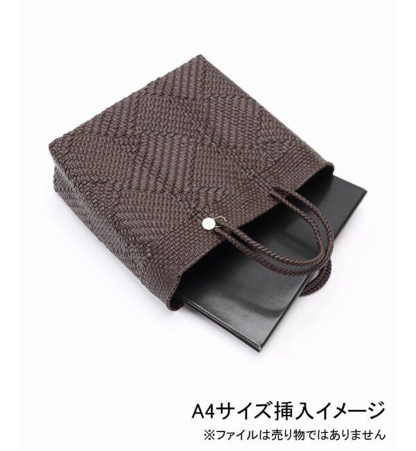 SLOBE IENA「《追加予約》LETRA/レトラ メルカドバッグ S SIZE」|トートバッグ|