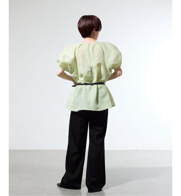 IENA「《一部カラー店舗限定》ライトツイルセミワイドパンツ」|その他|